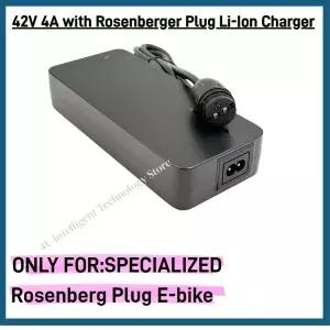 Elecrun 42V 4A 충전기 Specialized Turbo Como 36V RoPd 6핀 리튬 이온 배터리와 호환 가능 - 전기 자전거