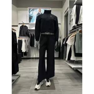 언더아머 UNDER ARMOUR 1389631-001 1386453-001 블랙 여성 UA 라이벌 우븐 재킷 와이드 팬츠 트레이닝복