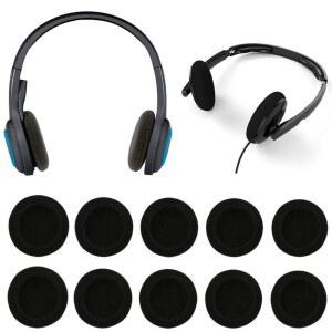 소니 AKG 로지텍 젠하이저용 이어폰 스폰지 커버, 필립스 18 25 30 35 40 45 50 55 60 65 75mm 귀마개 이어패드 액세서리