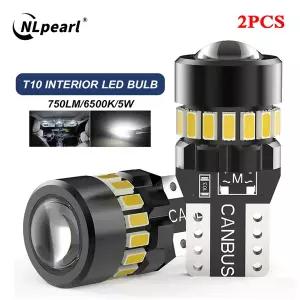 NLpearl 2PCS T10 W5W LED Canbus 오류 없음 194 168 전구 자동차 측면 실내 조명 3030 SMD BMW 호환 Audi