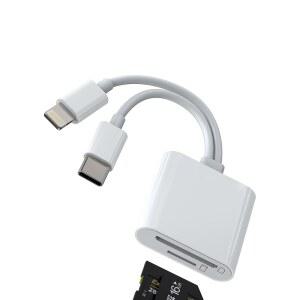 아이폰호환 어댑터용 SD 카드 리더 USB C 라이트닝(2IN1) 디지털 카메라 메모리 스틱 폰(APPLE용 아이패드호환 ANDROID TO 애플호환 OTG TF 전송 컴퓨터 액세서리) 삼성호환 플래시와 호환됨