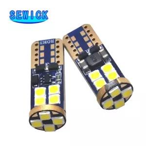 100Pcs T10 CANBUS 12SMD 3030 12V-24V 흰색 자동차 사이드 테일 전구 t10 canbus 오류 w5w 194 168 led 자