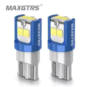 W5W 3030 SMD 자동차 T10 LED 194 168 웨지 교체 리버스 계기판 램프 클리어런스 조명용 화이트 블루 전구