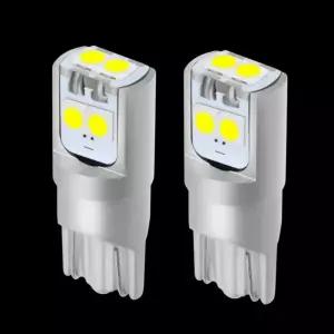 2PCS T10 W5W 밝은 LED 주차 조명 자동차 돔 독서 램프 WY5W 자동 턴 사이드 전구 흰색 빨간색 노란색
