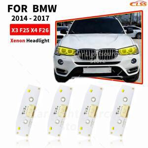 비-RGB DRL LED 보드 라이트 소스 BMW F25 X3 F26 X4 2014-2017 차량 주간 주행등 엔젤 아이 모듈