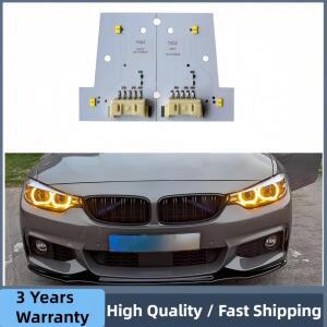 앰버 DRL LED 보드 63117493228 BMW F80 F82 F32 F33 F36 M4 M3 헤드라이트 주간 주행등 옐로우 파랑