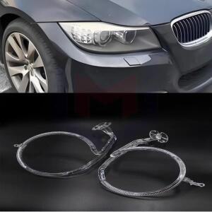 BMW 3 시리즈 E90 2009-2012용 신형 DRL LED 자동차 헤드라이트 가이드 플레이트 튜브 주간 주행등 엔젤 아