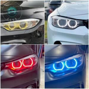 2014-2017 BMW M3 M4 430i 428i 제논 헤드라이트 주간 주행등용 새 CSL 옐로우 DRL 보드 63117263051
