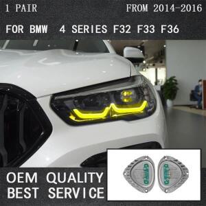 BMW X5 G05 X6 G06 2019-2021 CSL 노란색 DRL 모듈 LED 헤드라이트 유닛 드라이브 플러그 앤 플레이 용 새