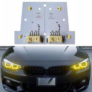 BMW F80 F8X M3 M4 F82 F32 2018-2020 헤드라이트용 노란색 DRL LED 보드 63117493227