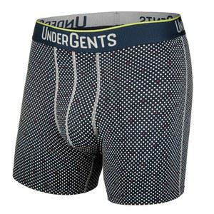 UNDERGENTS 남성용 복서 브리프 속옷 11 4CM 5인치 레그 플라이리스 파우치 클라우드소프트 쿨링 편안함 압박 없음 BLUE DOT