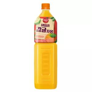 해태 과일촌 데일리 감귤자몽 주스 1.5L x 12개 대용량 과일 음료