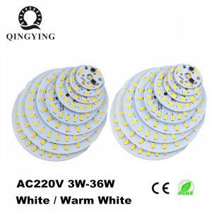 10pcs ac 220v led pcb SMD5730 3w 5w 7w 10w 12w 18w 24w 통합 ic 드라이버 LED 전구용 흰색/따뜻한 백색