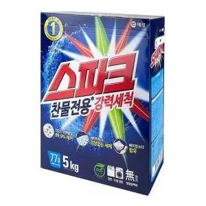 분말 세탁세제 일반용 대용량 5kg 드럼 겸용 세탁기 리필세제 분말형