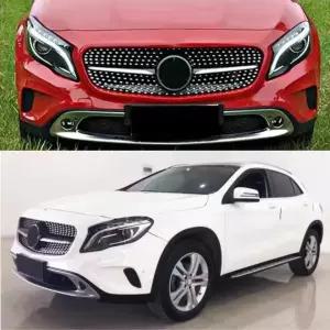 GLA 클래스 X156 GLA200 GLA250 GLA45 14-16 크롬 블랙 다이아몬드