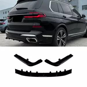 BMW X7 G07 M 스포츠 19-25 리어 범퍼 디퓨저 립 스플리터 보호 호환