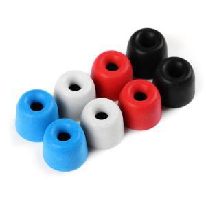 1세트 소음 차단 귀마개 이어폰 팁 헤드폰 용 폼 스폰지 패드 T200 3-5mm 구경 헤드셋 액세서리