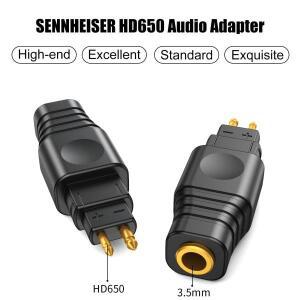 OKCSC SENNHEISER HD580/HD600/HD650/HD25/HD660S/HD565용 HD650 수 커넥터 타입 듀얼 3.5mm 암 헤드폰 어