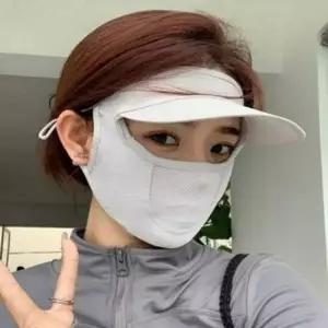 골프 마스크 햇빛가리개 얼굴 썬캡 얼굴가리개