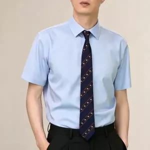 남자 빅사이즈 130kg스트레치 논아이론 슬림핏 반팔 셔츠 비즈니스 캐주얼 정장