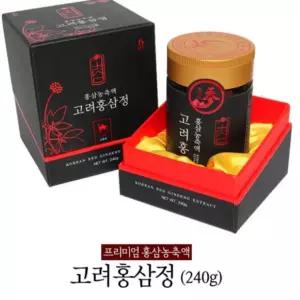 설날 홍삼 부모님 답례품 어르신 단체 설명절 명절 선물 고려홍삼정 선물세트 진액 설 240g