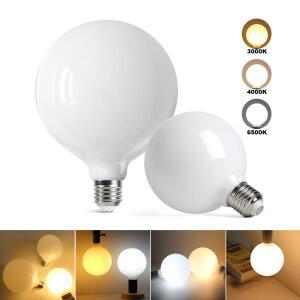 밀키 LED 전구 E27 AC 220V 110V G80 G95 에디슨 램프 유리 식사 거실 홈 장식 샹들리에 조명