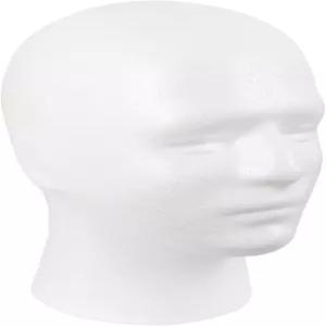 뷰티 마네킹 헤드 스티로폼 남성 가발 디스플레이 모델 마스크 모자 폼 스탠드 할로윈 메이크업 화이트