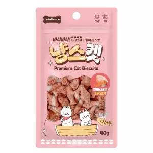 스낵 고양이 비스켓 혼합맛 맛있는 참치 고양이스낵 과자 반려묘간식 캣간식 WFOMO4R