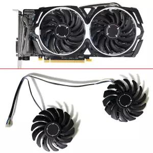 MSI RX 470 480 570 580 ARMOR 그래픽 팬용 카피 쿨링 팬 85MM 4PIN PLD09210S12HH
