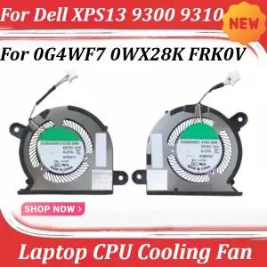 델 XPS13 9300 9310 0G4WF7 0WX28K FRK0V 0.27A용 노트북 CPU 냉각 팬