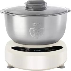 발효 기능이 있는 VONCI 전기 반죽 제조기 빵 피자 만두 국수용 및 타이머 7.3QT 7L 스테인리스 스틸 믹서