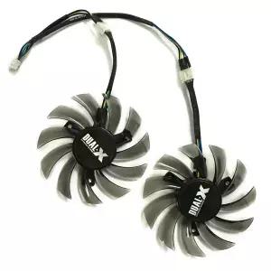GPU 쿨러 그래픽 비디오 카드 팬 ASUS GTX 750 650 Ti 660 670 MSI R6790 Twin Frozr II용 FD7010H12S4 핀