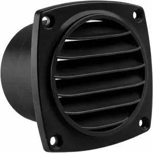 SEAFLO 3인치 원형 루버 에어 벤트 - ABS RV 보트 배기 벽 천장 장착 셔터 커버 덕트 크기 2.74인치 69.5mm