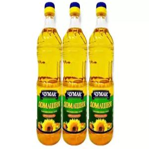 추막 해바라기유 정제되지 않은 천연 엑셀러 압착 비 GMO 및 고온 식용유 09L 팩 3개