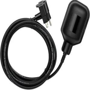 WHK Sump 펌프 플로트 스위치 테더링 유니버설 정화 하수 탱크용 교체 내구성 있는 방수 피기백 플러그