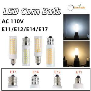 AC110V 밝기 전구 102LED E11/E12/E14/E17 LED 조명 옥수수 9W 가정용 침실용 80W 할로겐 램프 교체