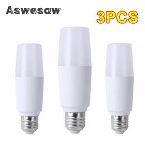 3개의 E27 전구, 백색광, 시력 보호, 스트로브 없음, 20W LED 원통형 옥수수 AC 220V 램프, 가정 장식 샹들