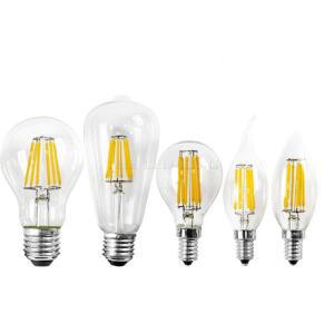 LED 촛불 전구 C35 G45 ST64 T25 빈티지 램프 E14 E27 A60 220v 글로브 4W 6W 8W 12W 필라멘트 에디슨
