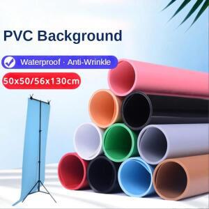 사진 작가를위한 56x130cm Pvc 배경 스튜디오 제품 Photoshoot 소품 검정 흰색