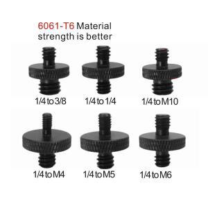 2/4pcs 범용 카메라 변환 나사 1/4 남성용 - 3/8 M4 M5 M6 M8 M10 삼각대 모노포드 마운트 어댑터 사진 촬