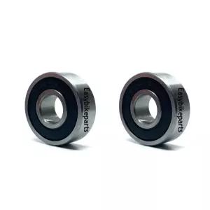 2000 2RS 카트리지 베어링 그리스로 밀봉된 크기 10x26x8mm 크롬 스틸 자전거 허브 피벗용 카트 풀 볼