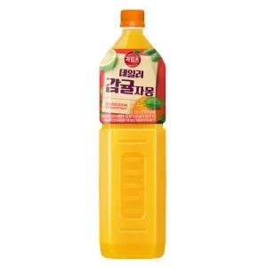 해태 과일촌 데일리 감귤자몽 주스 1.5L x 12개 대용량 과일 음료