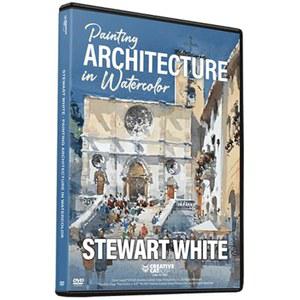 스튜어트 화이트 수채화로 건축을 그리다 DVD 마스터에게 새로운 기술 배우기 예술 향상 미술 교육 더 나은 예술가 되기