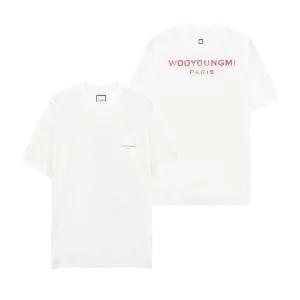 -국내재고보유- 26SS 우영미 터프트 자수 백로고 반팔 티셔츠 W261TS09714W