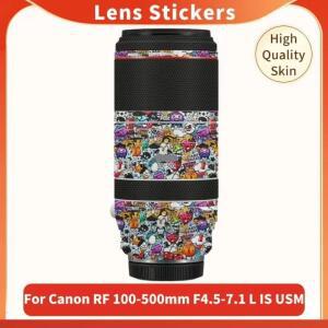 캐논 호환호환 RF 100-500mm F4.5-7.1 L IS USM 스크래치 방지 카메라 렌즈 스티커 코트 랩 보호 필름, 바