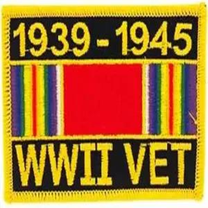 제2차 세계대전 참전용사 리본 패치 1939-1945 군 소장품