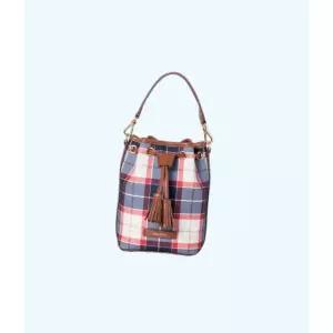 빈폴 BEANPOLE ACCESSORY 코어체크 PVC 드로우스트링백팩 짐색 신발주머니 가방 레드 BE61D3M026 4989493