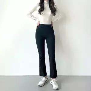 친절한탄씨 나팔바지 기모팬츠 겨울 겨울 부츠컷 슬림핏 여자 여자기모청바지 기모바지 기모청바지