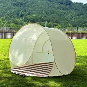 [하프클럽/]캠핑 휴대용 원터치 텐트 야외 피크닉 3~4인 접이식 그늘막