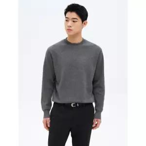 에잇세컨즈 하이게이지 넥포인트 이너 니트 풀오버 애쉬